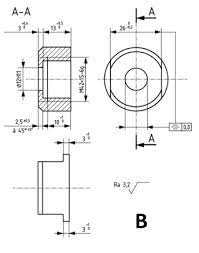 Dimention of flange