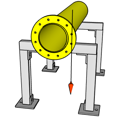 90 degree fit-up flange