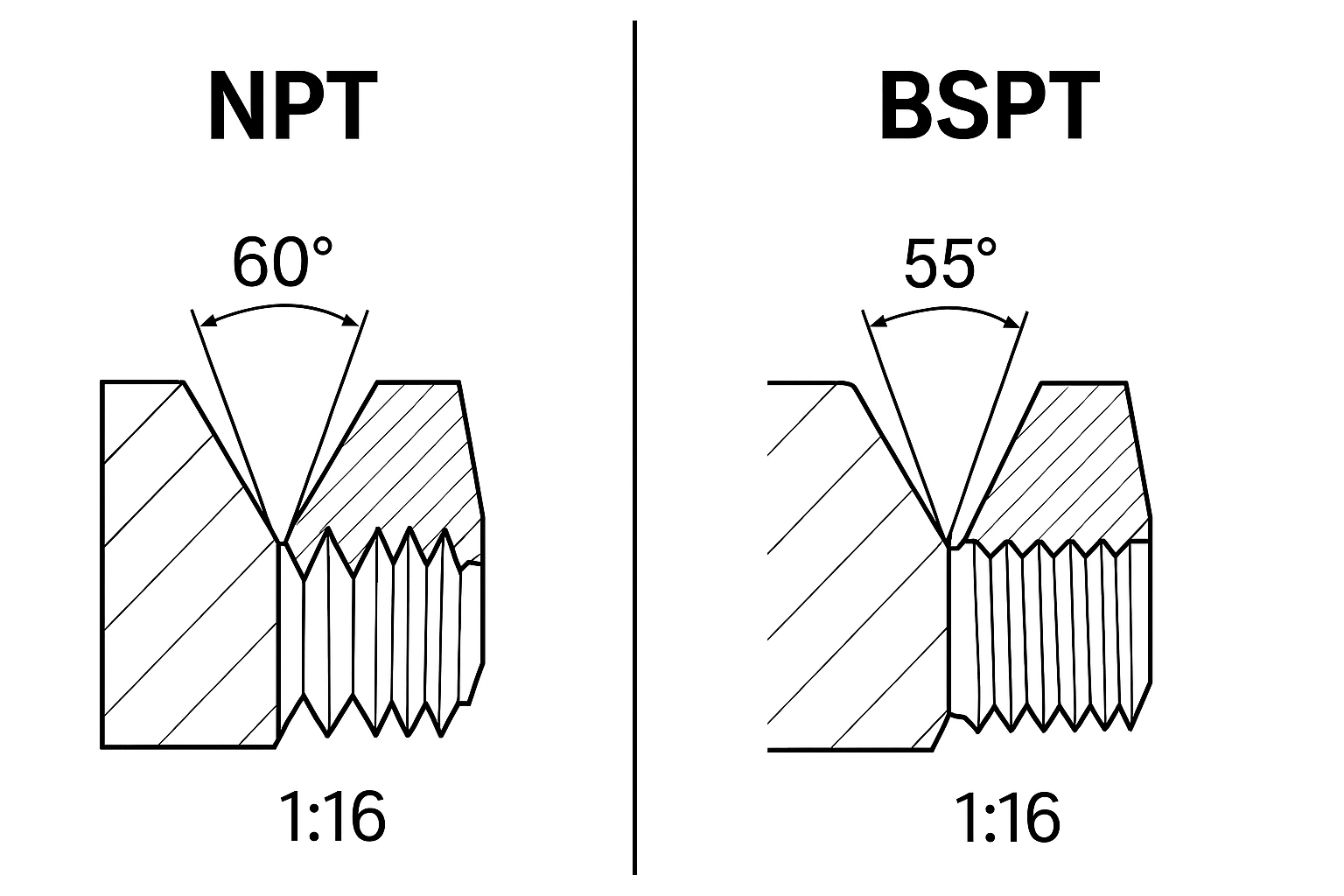 type of threads